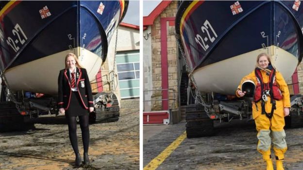 RNLI sixth form volunteer